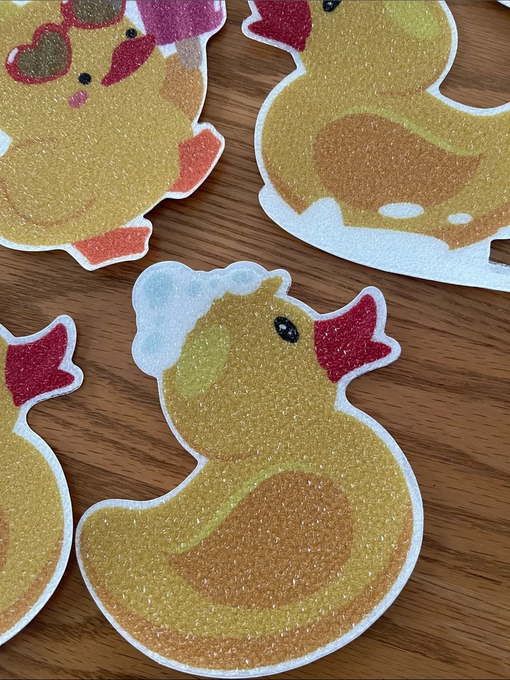 NEW Bathtub Non-slip Rubber Duck Stickers-set of 24🌼